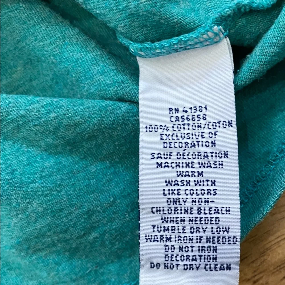 Polo by Ralph‎ Lauren Men’s XL Teal Green 100% Cotton Long Sleeve Tee